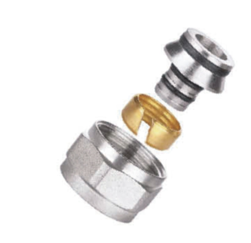 16mm x 3/4" Connector Cores / Eurocones for UFH Manifolds